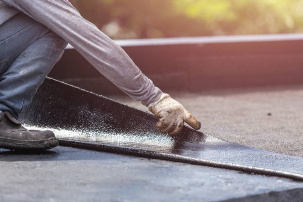 Professional Crawl Space Encapsulation technician working in Lumberville, PA